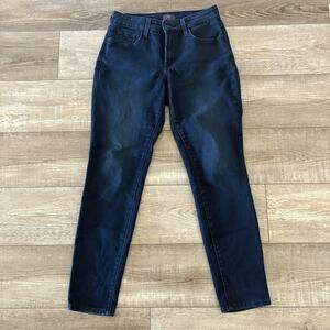 NYDJ Jeans | Size 6P | Blue Dark‎ Wash Petite Stretch Lift Tuck Legging Denim